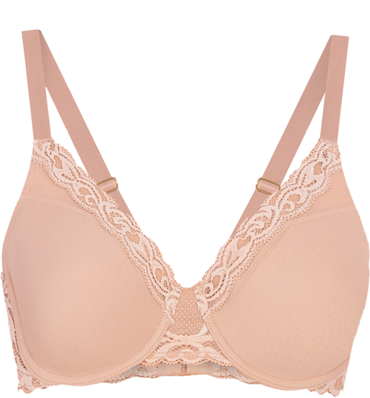 Women's Feathers Full Figure Contour Underwire Bra 741299