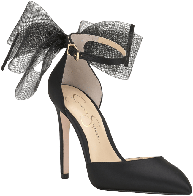 Jessica Simpson Women's Phindies Bow Ankle-Strap Pumps - Macy's