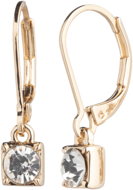 Lauren Ralph Lauren Gold-Tone Chain Tassel & Color Crystal