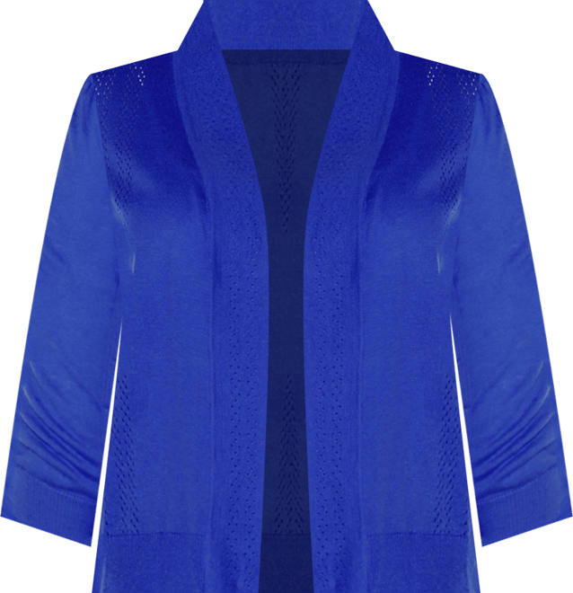 Women's 3/4 Sleeve Open Front Cardigan Sweater