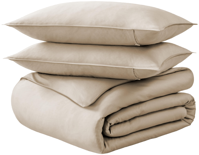 Organic Cotton Sateen Duvet Cover Set King/California King