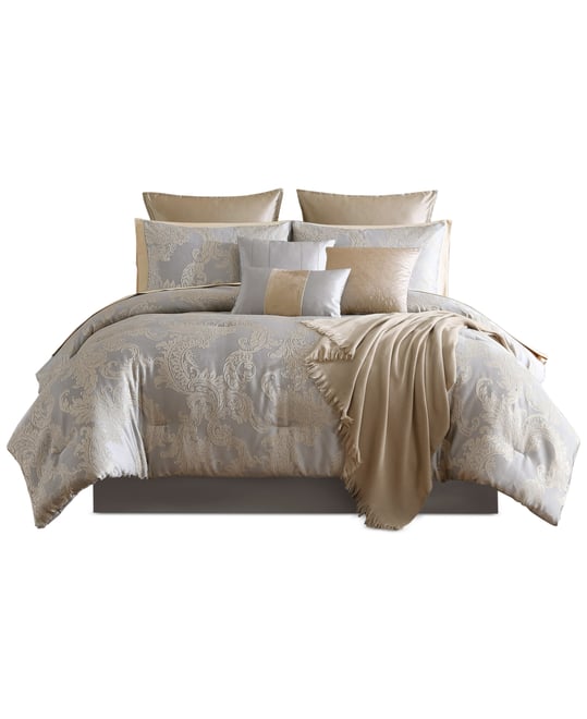 Hallmart Collectibles Olivia 14-Pc. Comforter Set, King, Exclusively at 