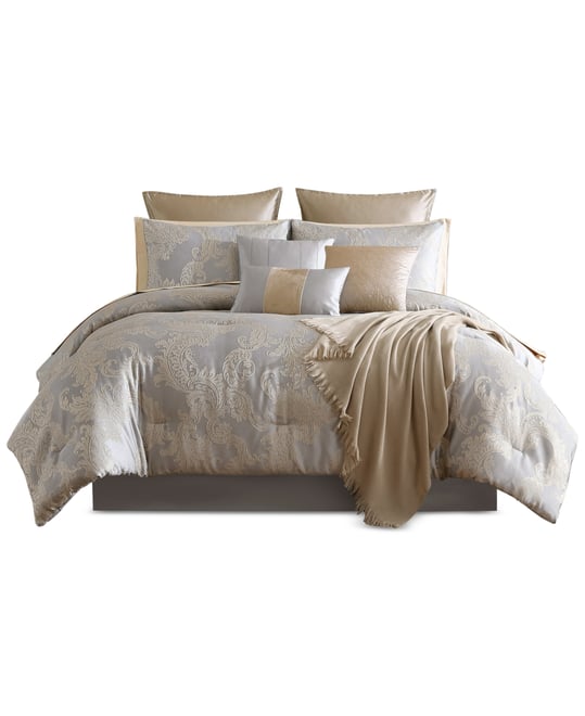Hallmart Collectibles Olivia 14-Pc. Comforter Set, Queen, Exclusively at 