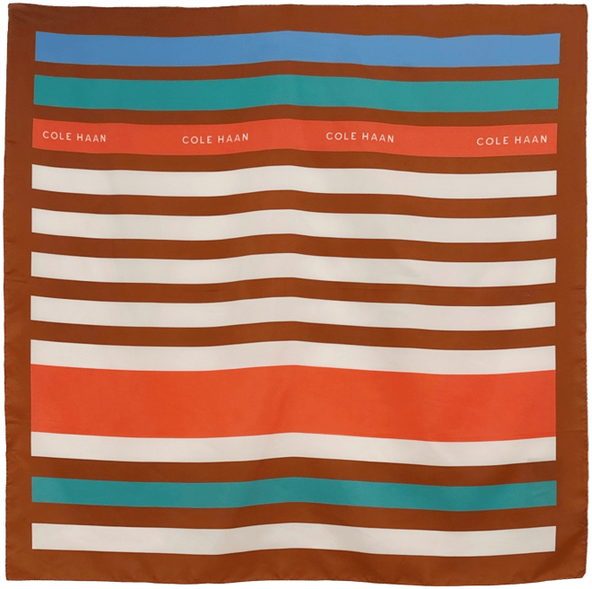 Striped Square Scarf