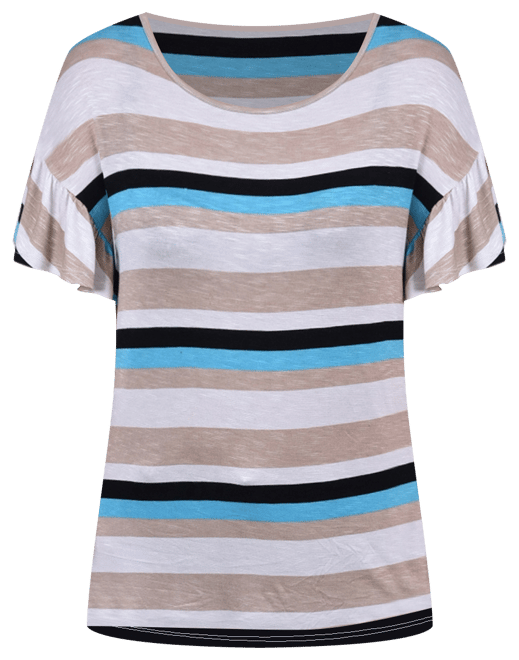 Women's Short Flutter Sleeve Top