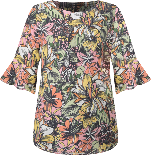 Women's Bell Sleeve Blouse