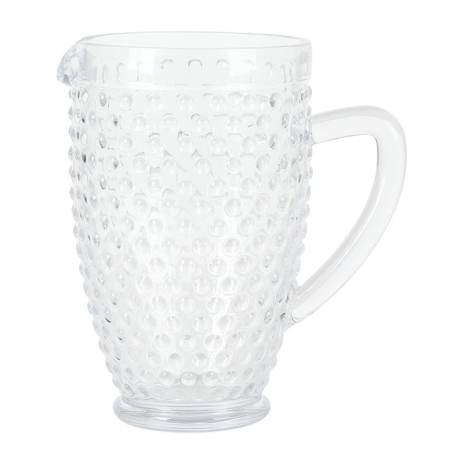 Martha Stewart Chauncey Hobnail Glass Serving Pitcher