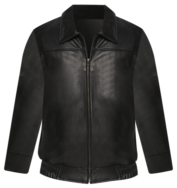 Men's Vintage Leather Lambskin Bomber Jacket
