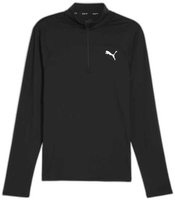 PUMA RUN CLOUDSPUN Quarter-Zip Pullover, Top