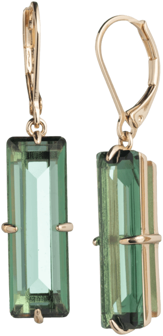 【Lauren Ralph Lauren】Gold-Tone Baguette Stone Drop ピアス Lauren Ralph Lauren Gold-Tone Baguette Stone Drop Earrings