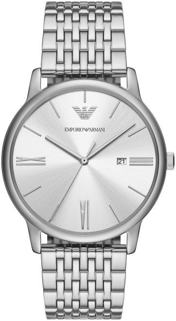 Men's Stainless Steel Bracelet Watch 42mm