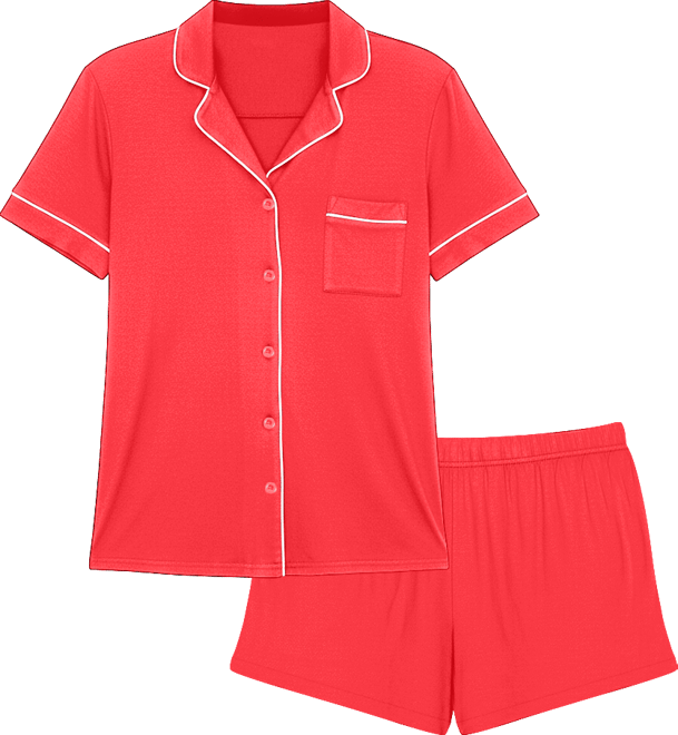 Women's 2 Pc. Short Sleeve Pajama Set