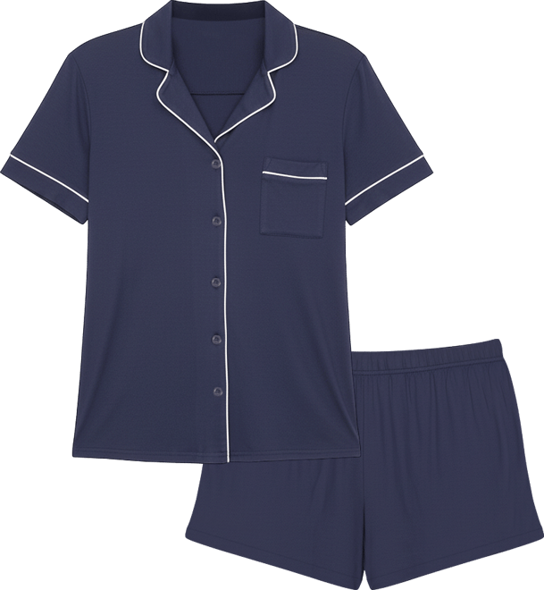 Women's 2 Pc. Short Sleeve Pajama Set