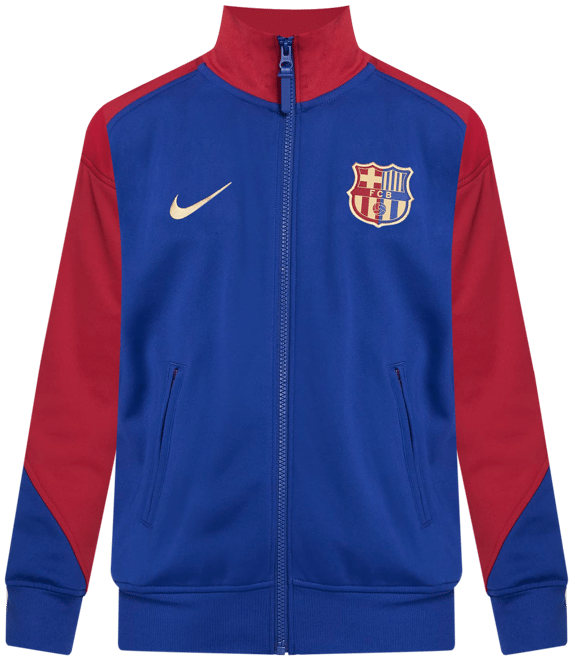 FC Barcelona Academy Pro Home Dri-FIT Fußball-Hymnenjacke (ältere Kinder)