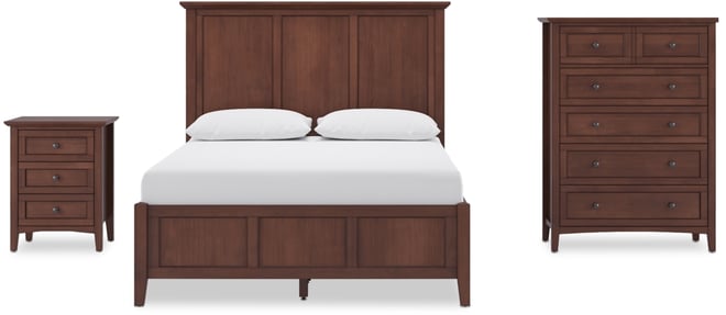 Hedworth Full 3-Pc. Set (Bed, Chest & Nightstand)