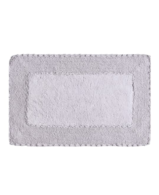 Ruffled Cotton Bath Rug, 20" x 34"