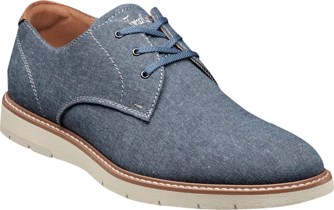 Men's Vibe Canvas Plain Toe Oxford Dress Shoe