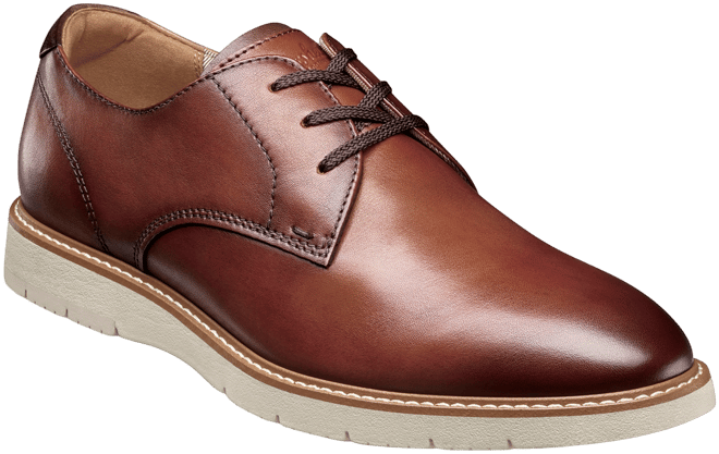 Men's Vibe Plain Toe Oxford Lace Up Dress Shoe