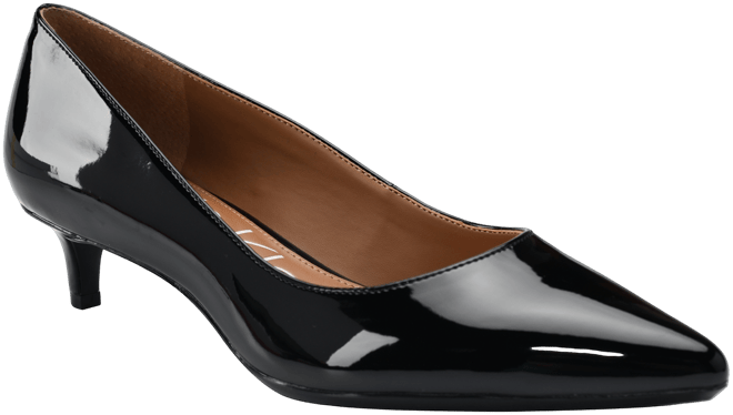 Women's Gabrianna Pointed Toe Kitten Heel Pumps