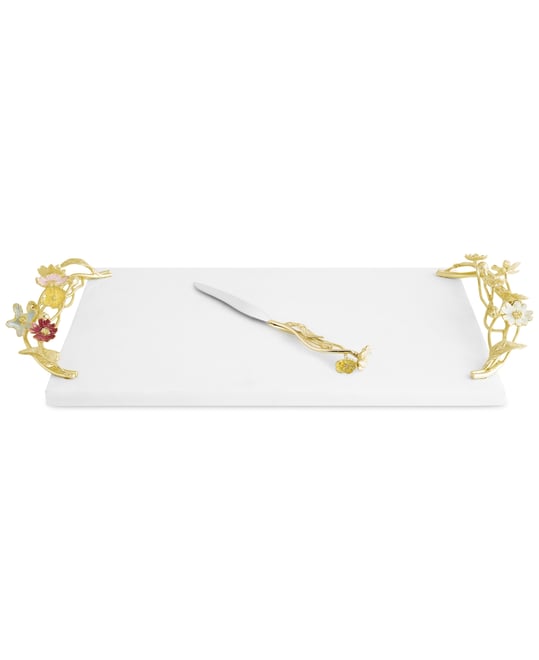 Wildflowers Cheeseboard with Knife