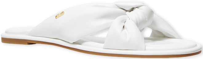 Michael  Elena Knotted Slide Sandals