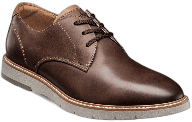 Men's Vibe Plain Toe Oxford Lace Up Dress Shoe