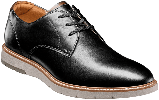 Men's Vibe Plain Toe Oxford Lace Up Dress Shoe