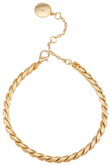 Gold-Tone Chain Link Bracelet, 7.5"