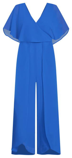 Women's Flutter-Sleeve Jumpsuit