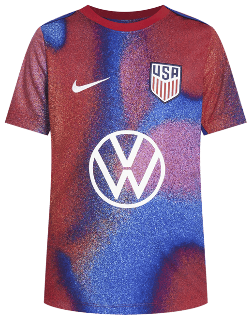 USMNT Academy Pro Big Kids' Nike Dri-FIT Soccer Pre-Match Short-Sleeve Top