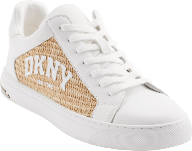 Women's Abeni Arch Raffia Logo Low-Top Sneakers