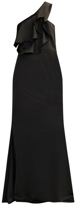 Women's Ruffled One-Shoulder Dress