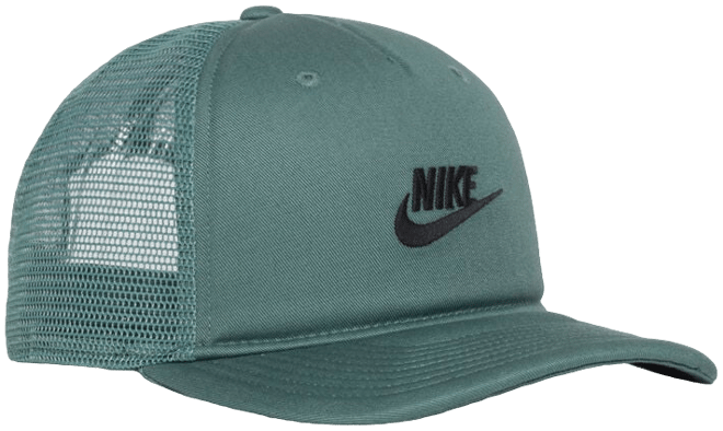 Shop Nike Futura Trucker Hat FB5378-361 green | SNIPES USA