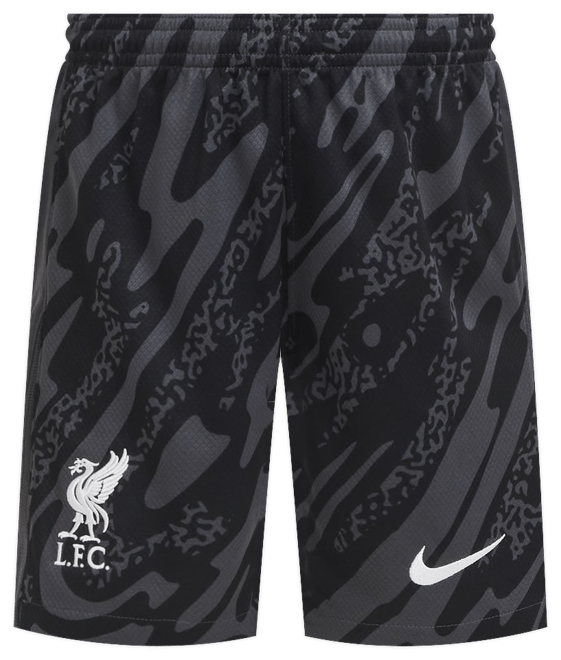 Liverpool FC 2024/25 Stadium Goalkeeper Nike Dri-FIT replicavoetbalshorts voor kids