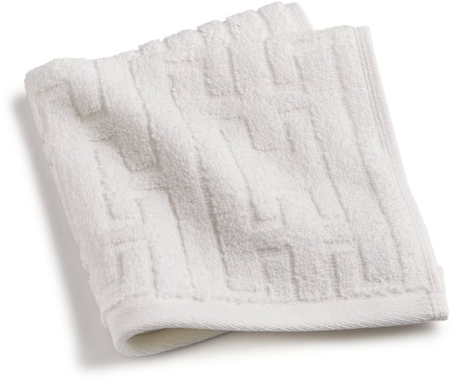 Sculpted Chain-Link Wash Towel, 13" x 13", Exclusively at Macy's