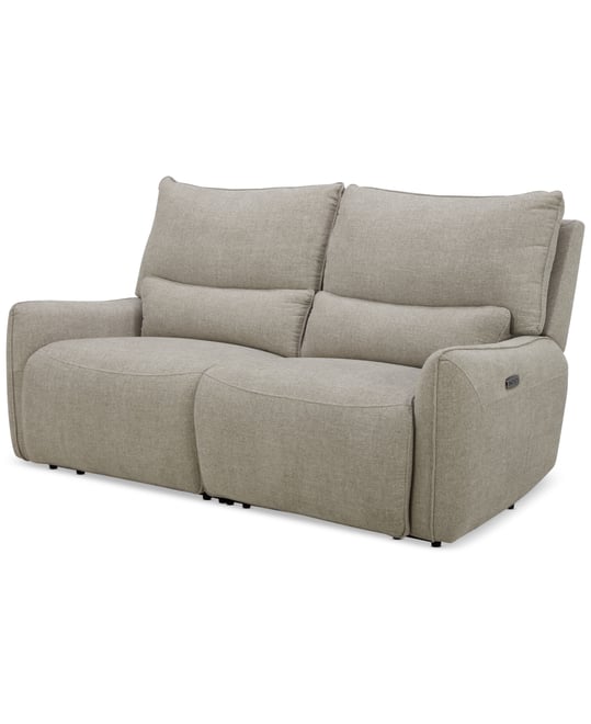 Olper 2-Pc. Fabric Zero Wall Sofa with 2 Power Recliners, Created for Macy's