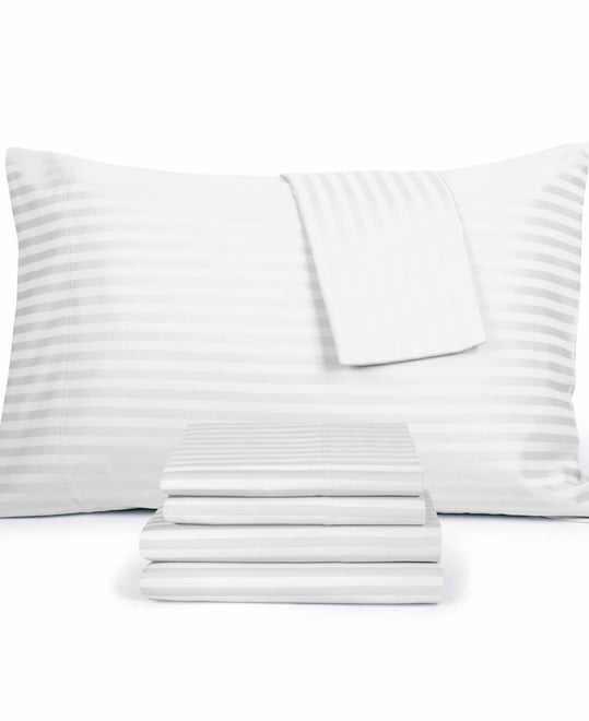 Brookline 1400 Thread Count 6 Pc. Sheet Set, King, Exclusively at Macy's