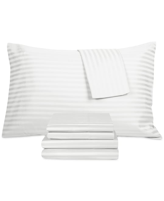 Brookline 1400 Thread Count 6 Pc. Sheet Set, Queen, Exclusively at Macy's