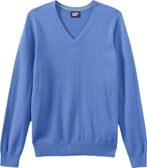 Men's Unisex Cotton Modal Vneck Pullover Sweater
