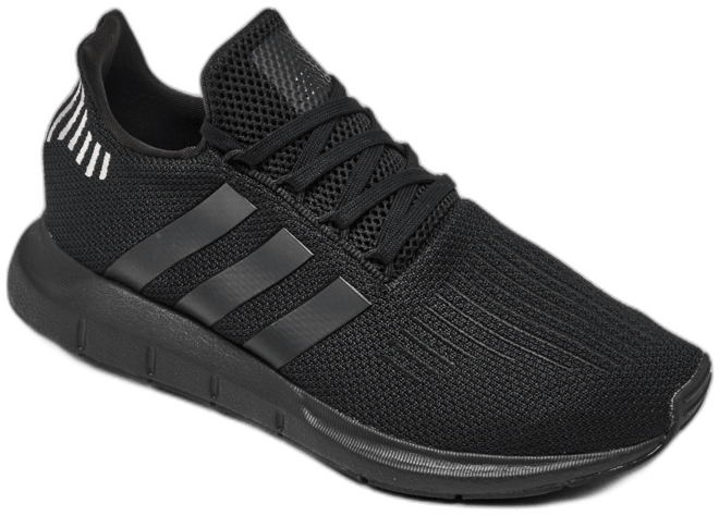 Adidas swift run black & white shoes online