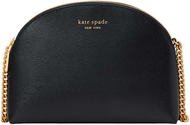 Morgan Saffiano Leather Dome Crossbody