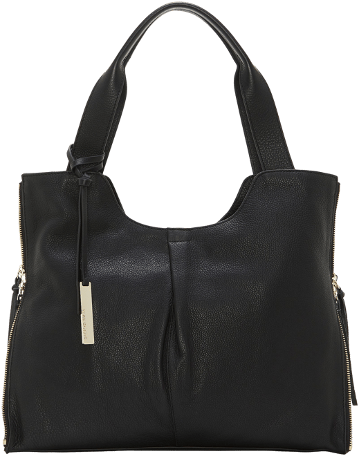 Vince Camuto Corla Leather Gold Tone Shoulder Bag | Dillard's