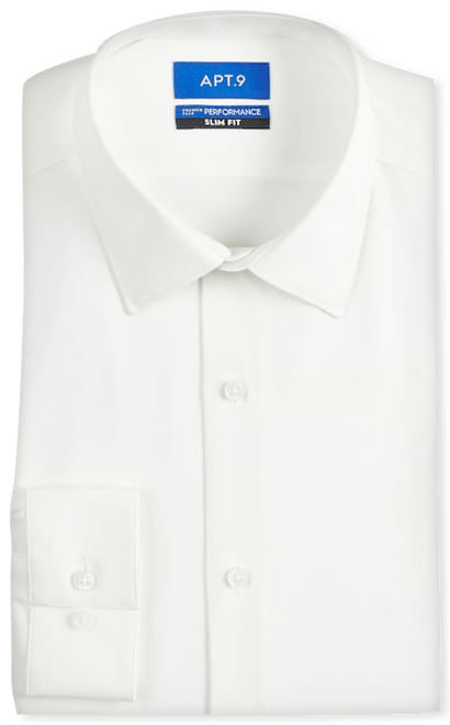 Kohls mens best sale white dress shirt