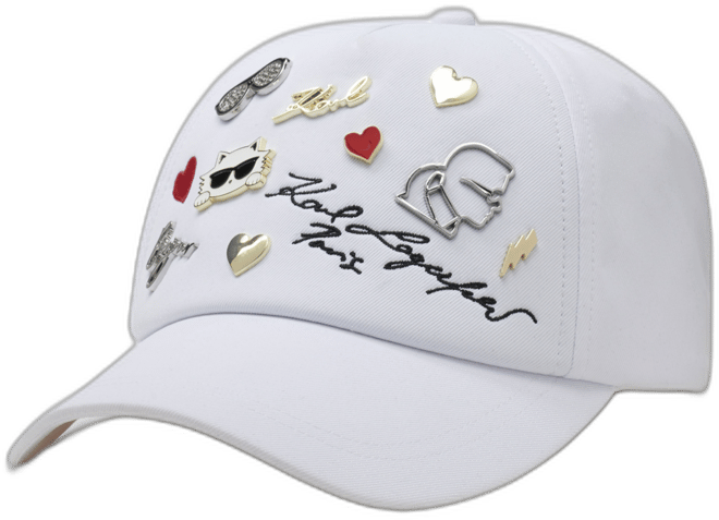 KARL LAGERFELD PARIS Women s Charm Baseball Hat Macy s