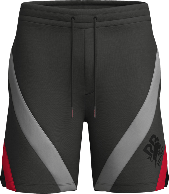 Hugo by  Men's Colorblocked Logo Oversized 7.6" Shorts