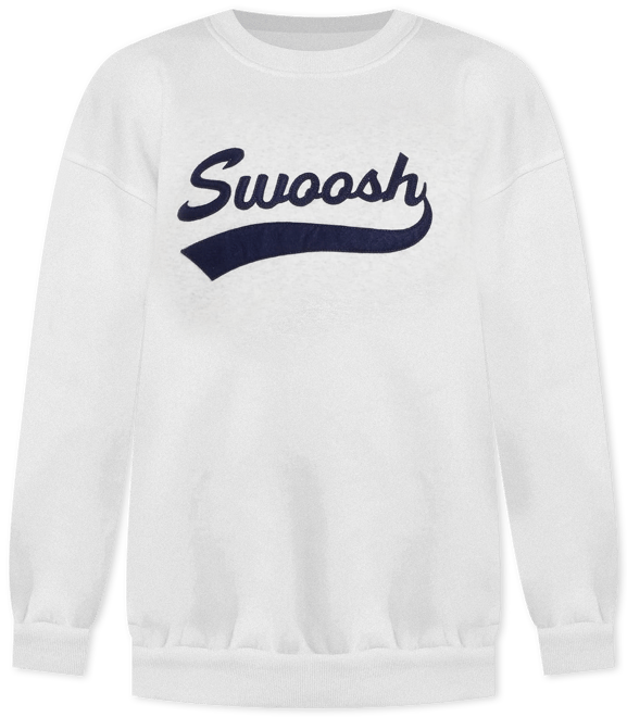 Nike Sportswear Club Fleece Sudadera de cuello redondo oversized para niña talla grande