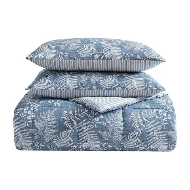 Lenzuola Eddie Bauer Bambino, Microfibra, Motivo Rimorchio Blu, Certificato Oeko-Tex
