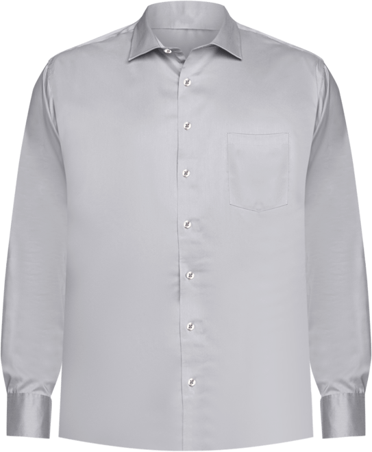 Big Men's Ultra Wrinkle Free Solid Dress Shirt