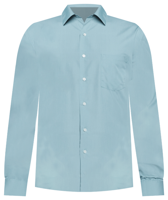 Men's Athletic Fitted Poplin Dress Shirt