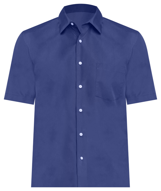 Poplin Solid Short-Sleeve Dress Shirt